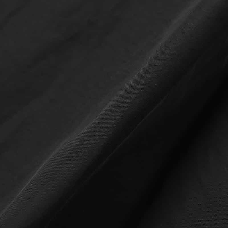 BARNEYS NEW YORK ウォッシャブル タフタ素材スカート BLACK