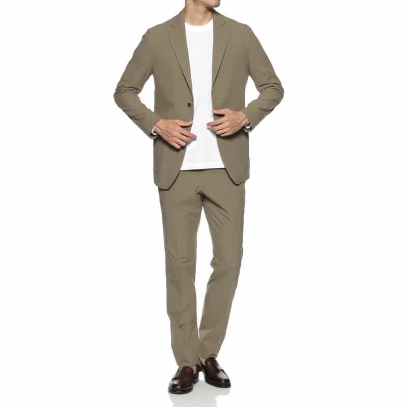 BARNEYS NEW YORK セットアップ イージージャケット BEIGE