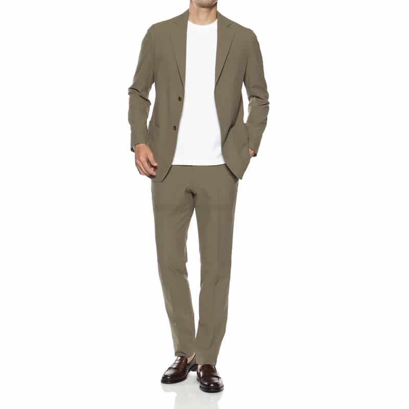 BARNEYS NEW YORK セットアップ イージーパンツ BEIGE