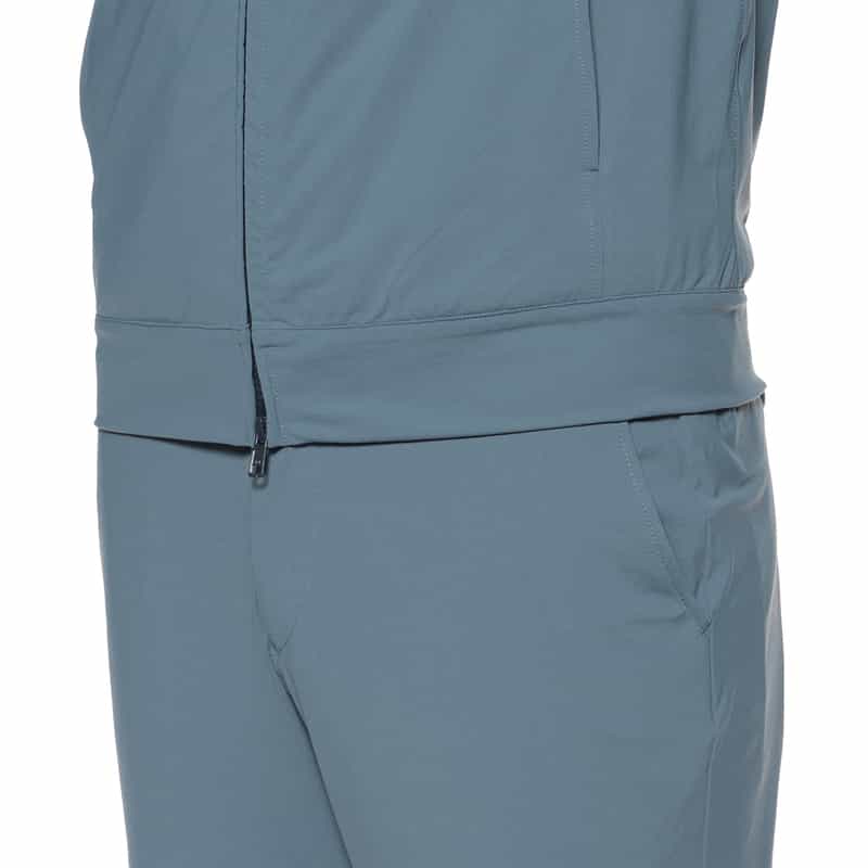 BARNEYS NEW YORK ウォッシャブル セットアップ ジップアップパーカー BLUE