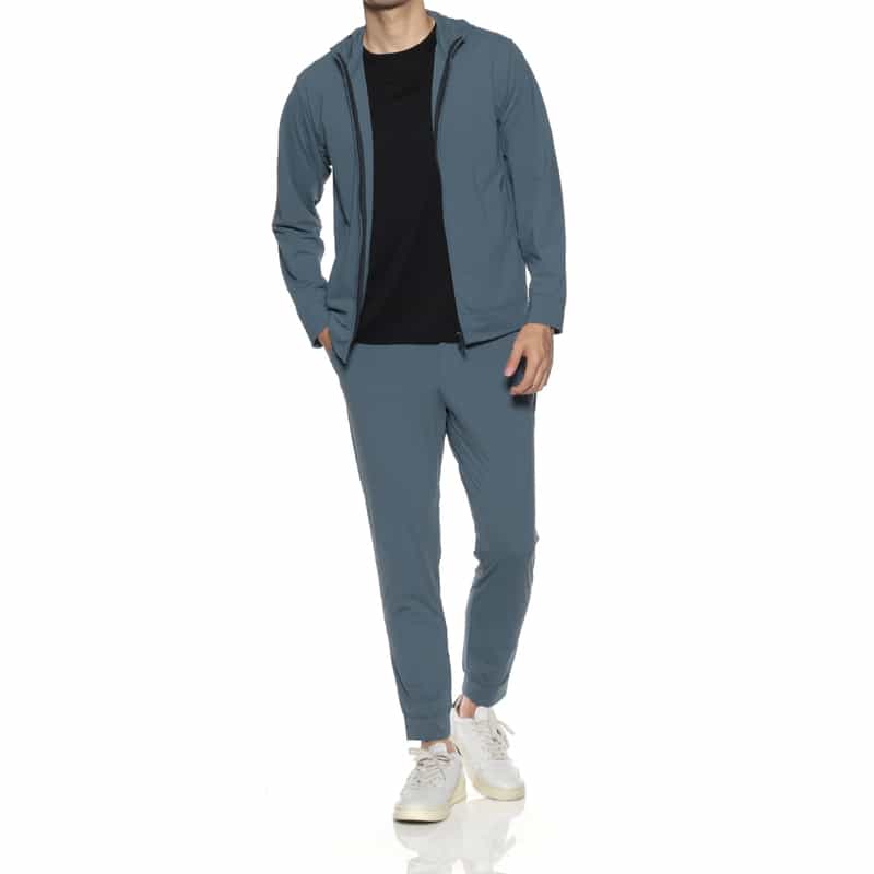 BARNEYS NEW YORK ウォッシャブル セットアップ イージーパンツ BLUE