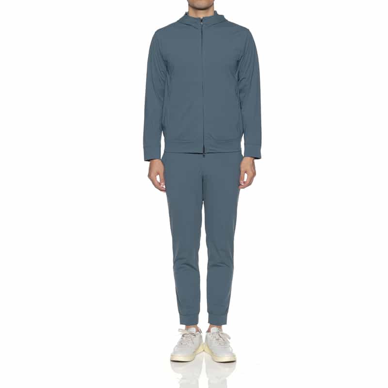 BARNEYS NEW YORK ウォッシャブル セットアップ イージーパンツ BLUE