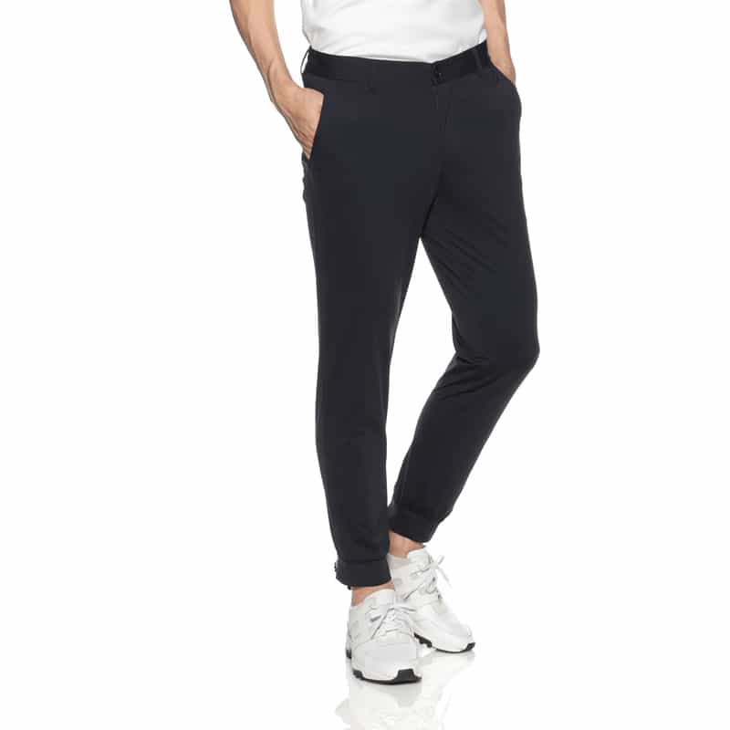 BARNEYS NEW YORK ウォッシャブル セットアップ イージーパンツ NAVY
