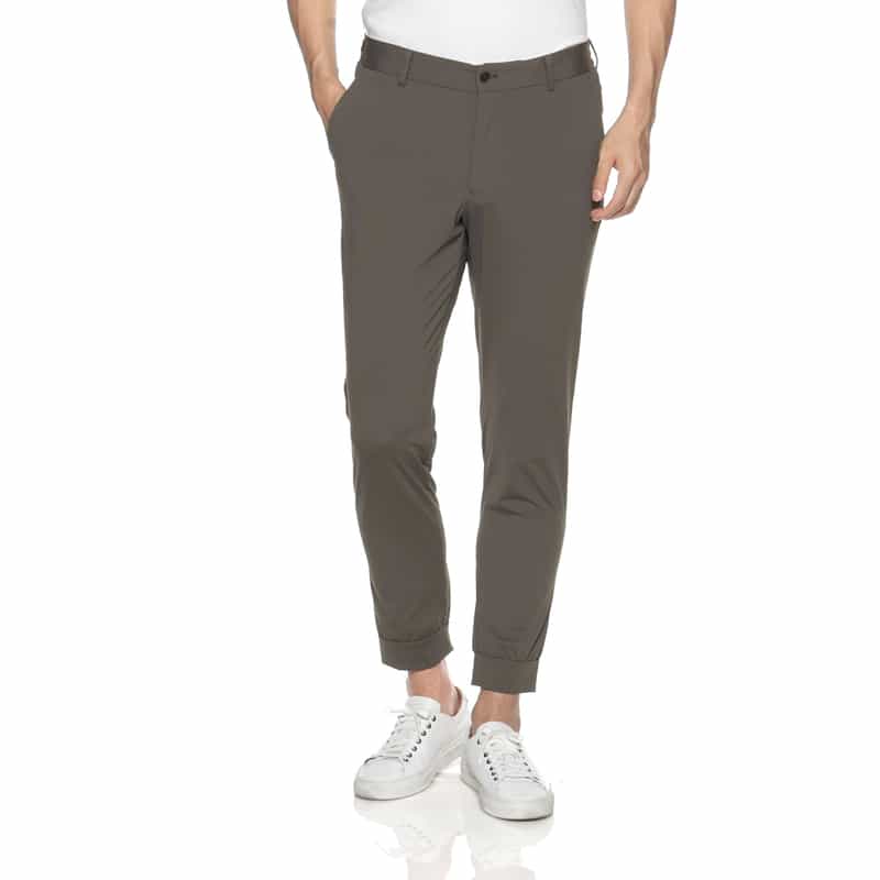 BARNEYS NEW YORK ウォッシャブル セットアップ イージーパンツ BROWN