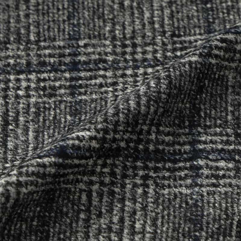 BARNEYS NEW YORK グレンチェック柄 ニットジャケット NAVY