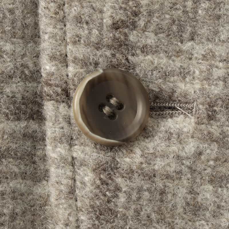 BARNEYS NEW YORK グレンチェック柄 ニットジャケット GRAY