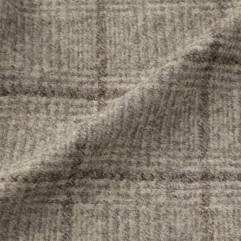 BARNEYS NEW YORK グレンチェック柄 ニットジャケット GRAY