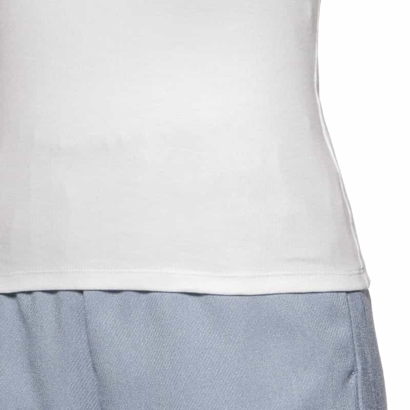 BARNEYS NEW YORK ウォッシャブル クルーネックカットソー WHITE