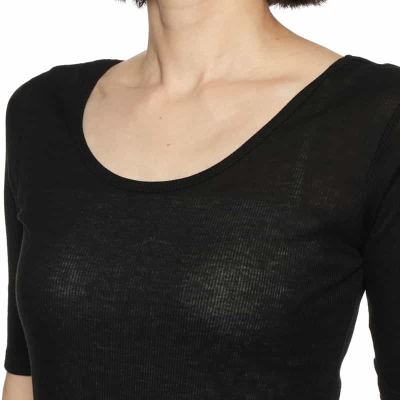 BARNEYS NEW YORK クルーネックカットソー BLACK