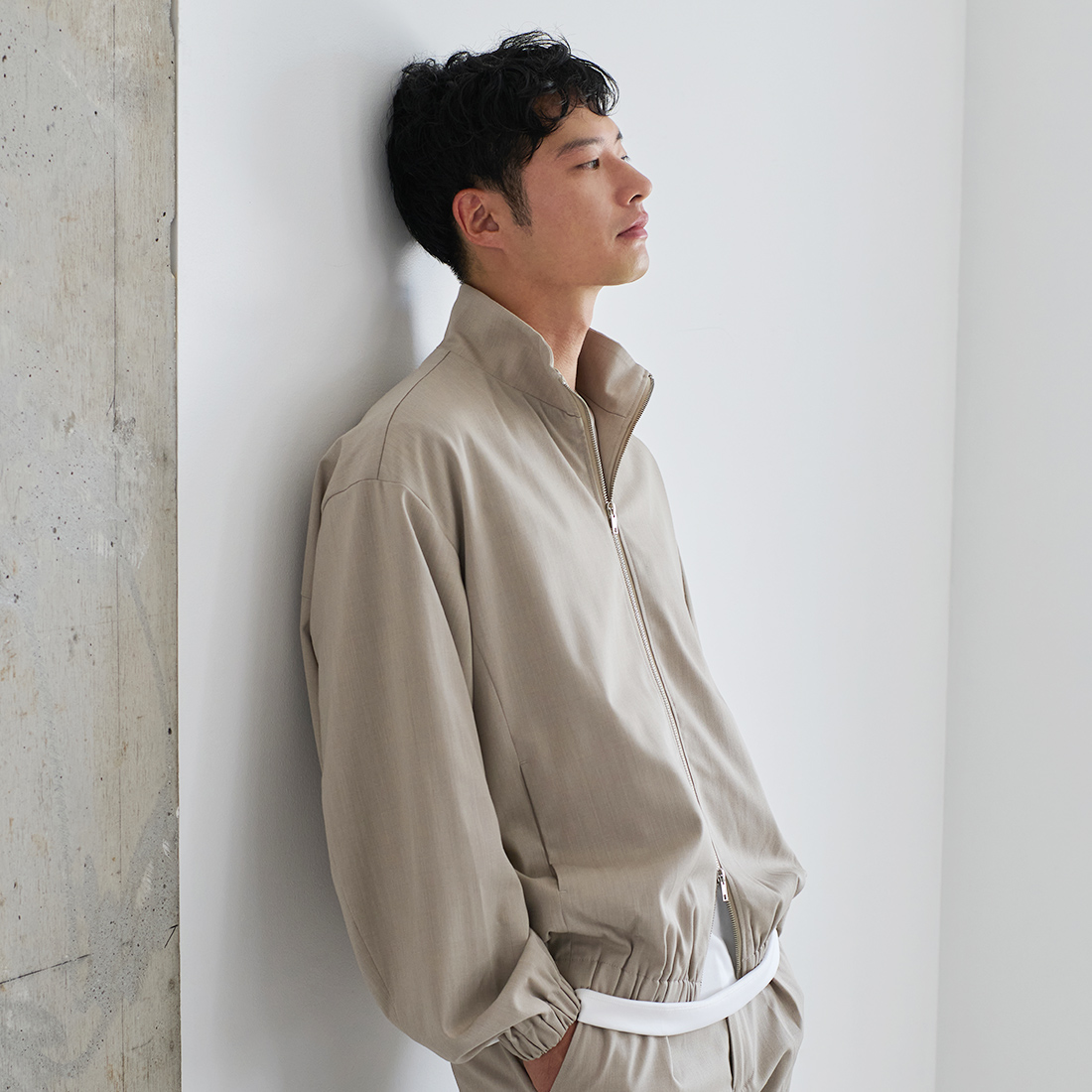 ストレッチライトブルゾン