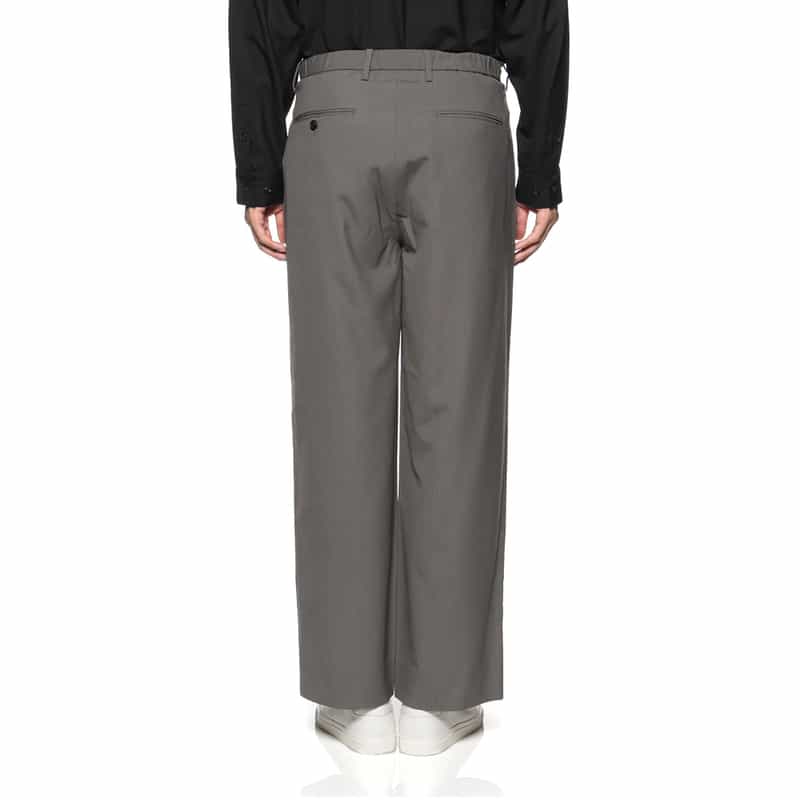 BARNEYS NEW YORK セットアップ タック入りワイドパンツ GRAY