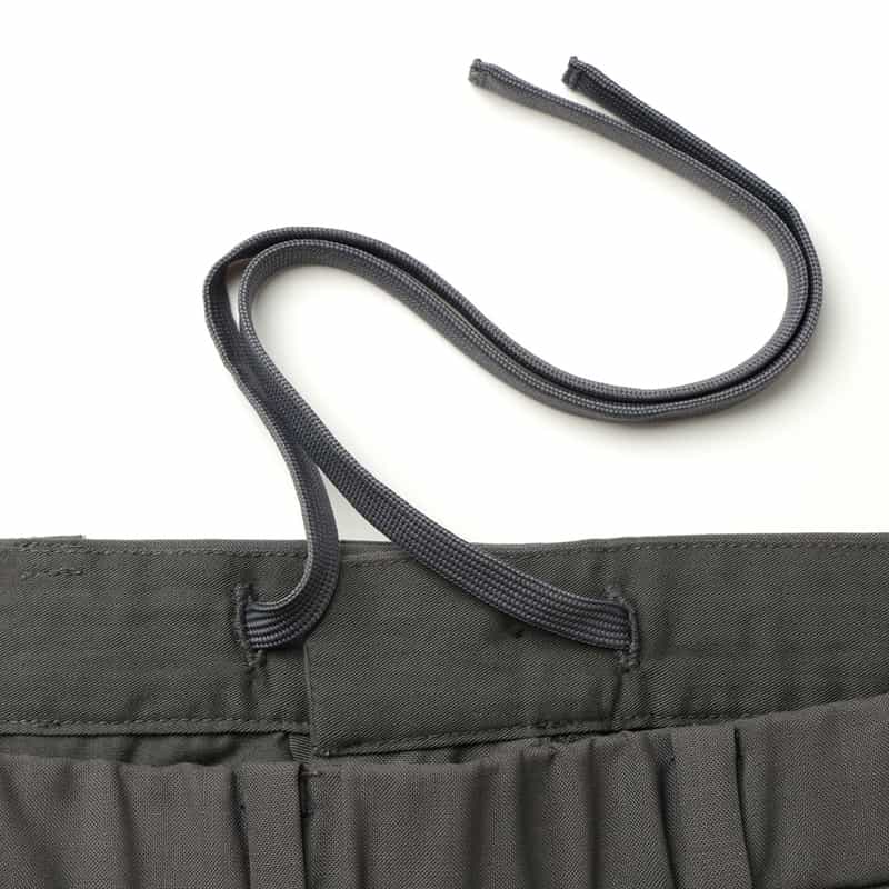 BARNEYS NEW YORK セットアップ タック入りワイドパンツ GRAY