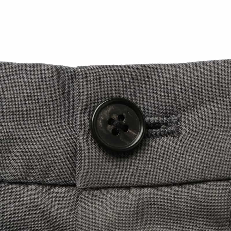 BARNEYS NEW YORK セットアップ タック入りワイドパンツ GRAY