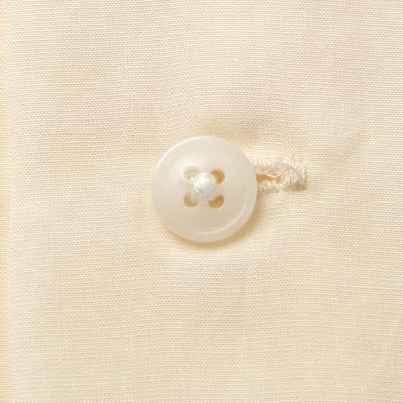 BARNEYS NEW YORK シアー素材オープンカラーシャツ WHITE