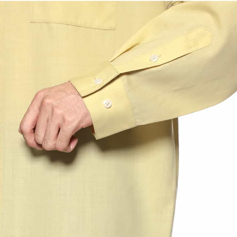 BARNEYS NEW YORK ボックスシルエットカジュアルシャツ YELLOW