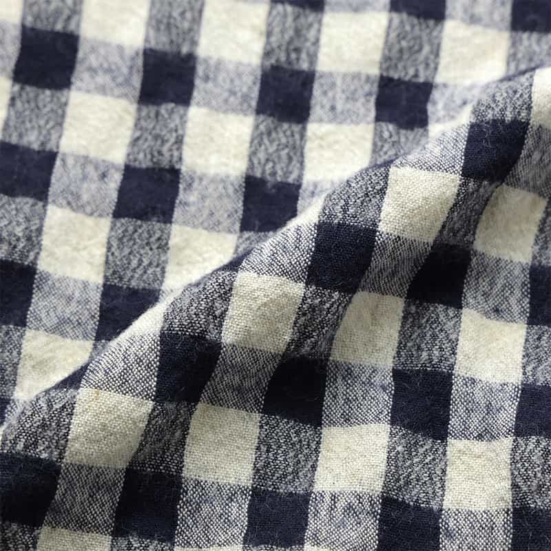 BARNEYS NEW YORK ギンガムチェック柄シャツ NAVY