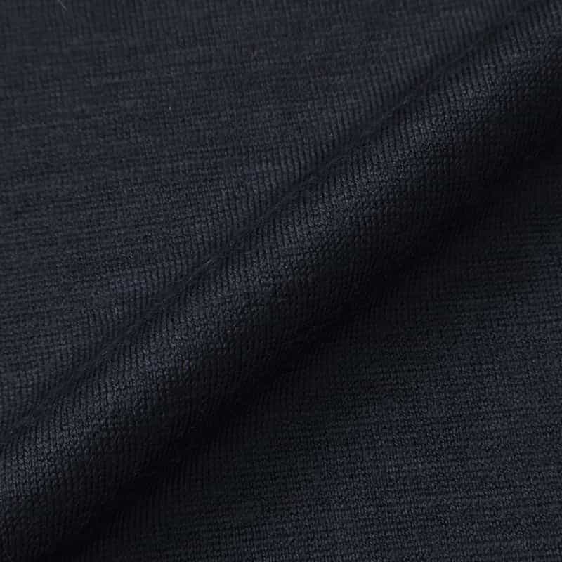 BARNEYS NEW YORK ウール素材ニットプルオーバー NAVY