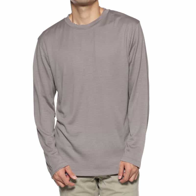 BARNEYS NEW YORK ウール素材ニットプルオーバー GRAY