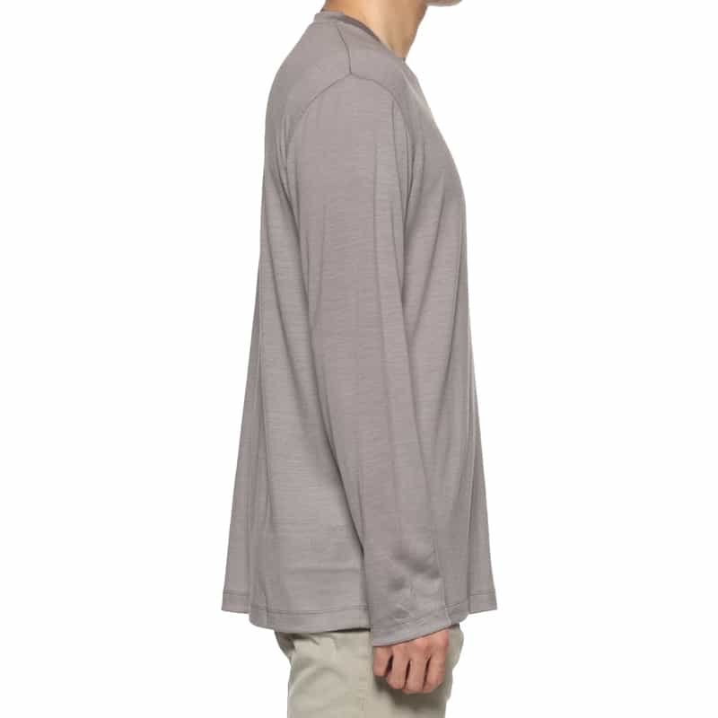 BARNEYS NEW YORK ウール素材ニットプルオーバー GRAY