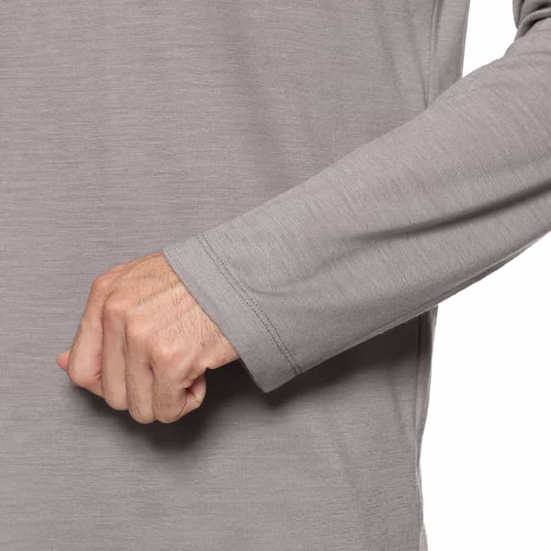 BARNEYS NEW YORK ウール素材ニットプルオーバー GRAY