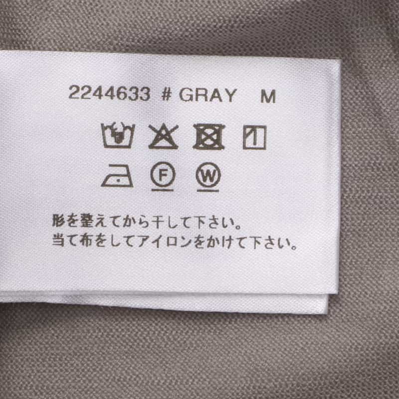 BARNEYS NEW YORK ウール素材ニットプルオーバー GRAY