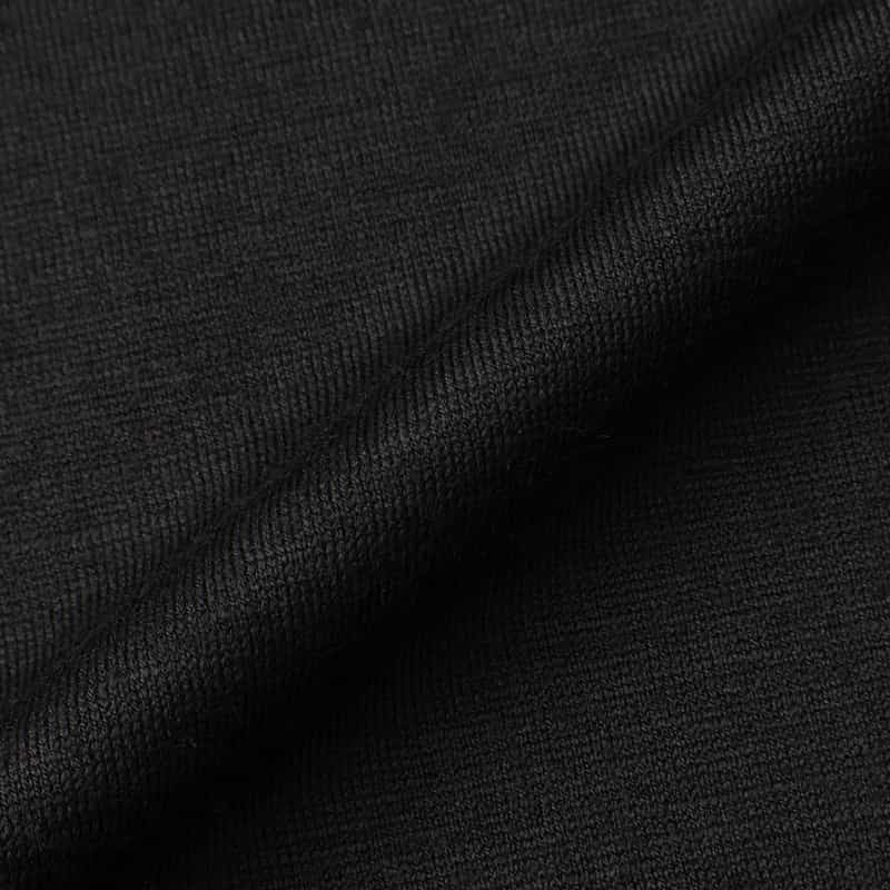 BARNEYS NEW YORK ウール素材モックネックニットプルオーバー BLACK