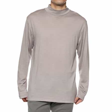 SUPER140Sウール モックネックニットプルオーバー（2244829