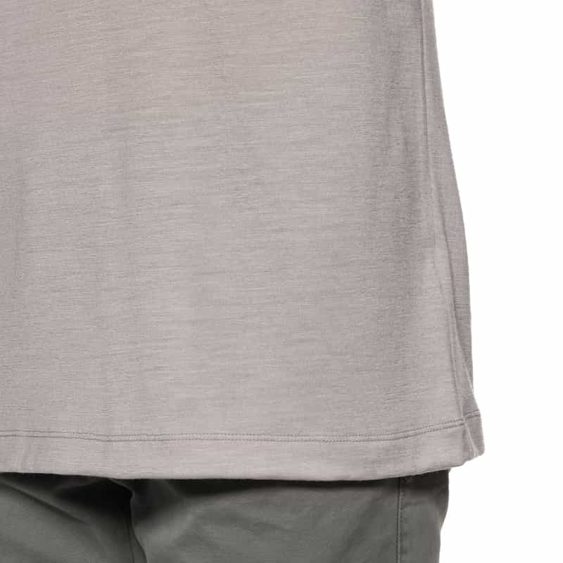 BARNEYS NEW YORK ウール素材モックネックニットプルオーバー GRAY