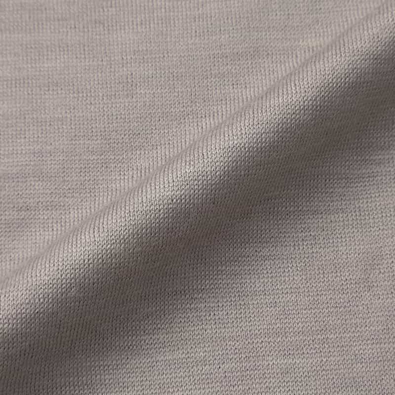 BARNEYS NEW YORK ウール素材モックネックニットプルオーバー GRAY