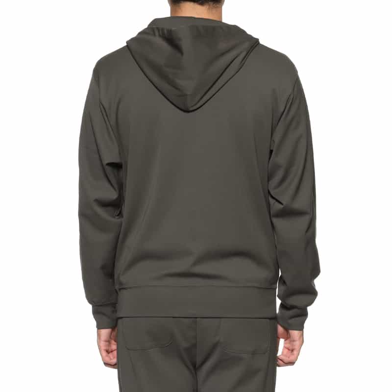 BARNEYS NEW YORK セットアップ ジップアップスウェットフーディ DARK GRAY
