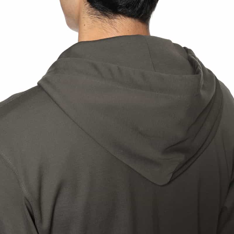 BARNEYS NEW YORK セットアップ ジップアップスウェットフーディ DARK GRAY