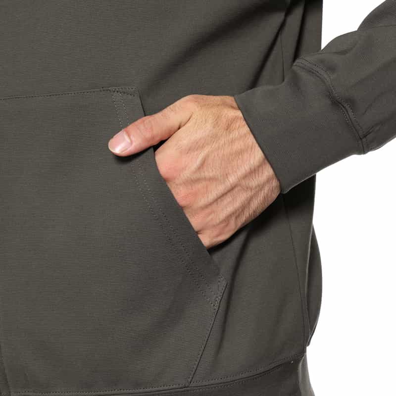 BARNEYS NEW YORK セットアップ ジップアップスウェットフーディ DARK GRAY