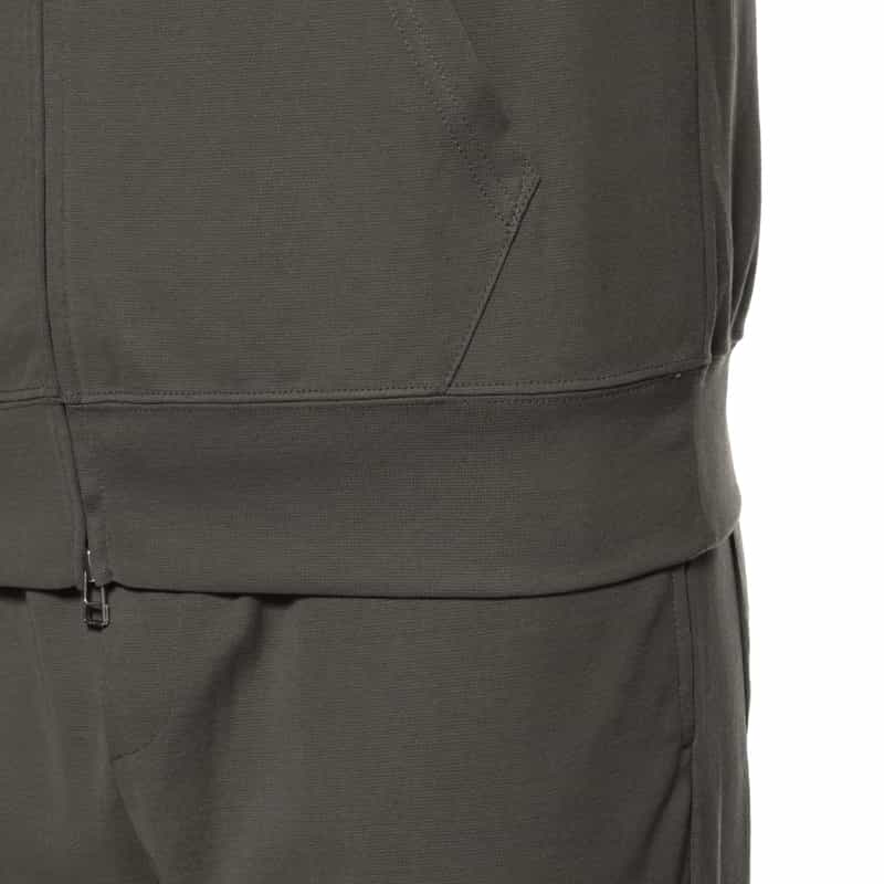 BARNEYS NEW YORK セットアップ ジップアップスウェットフーディ DARK GRAY