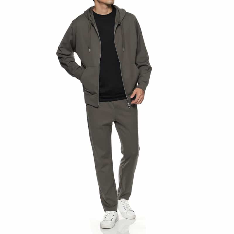 BARNEYS NEW YORK セットアップ イージーパンツ DARK GRAY