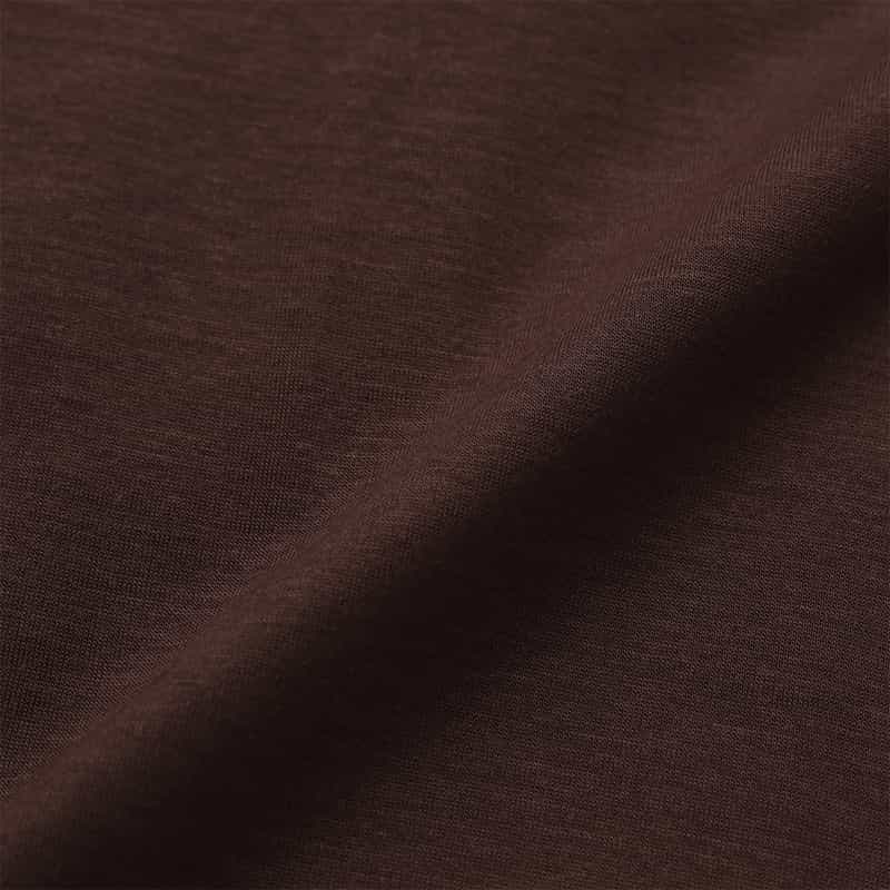 BARNEYS NEW YORK ウォッシャブル オープンカラーニットシャツ BROWN