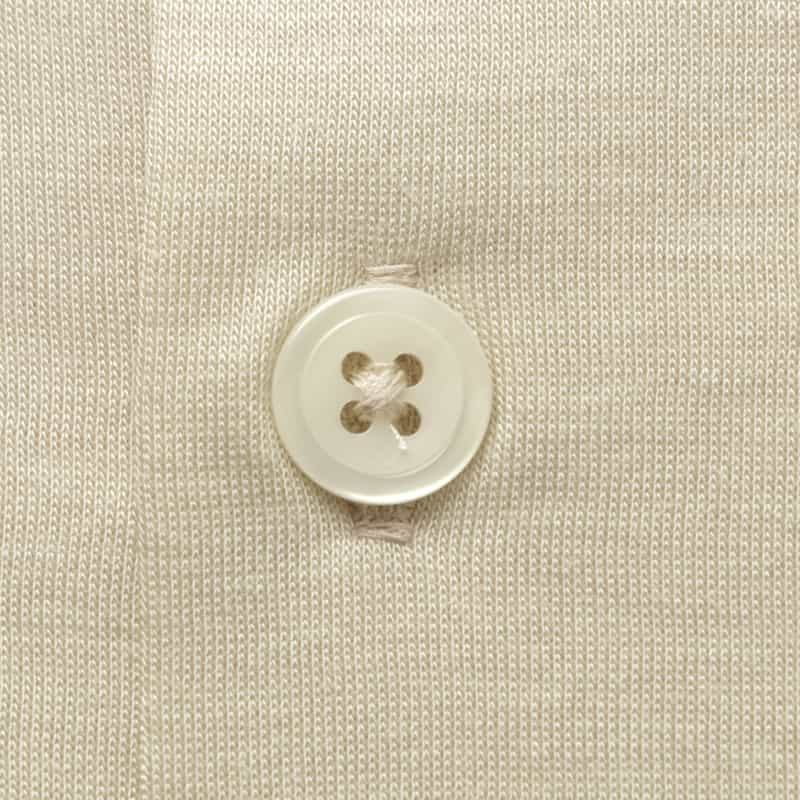 BARNEYS NEW YORK ウォッシャブル オープンカラーニットシャツ GRAY