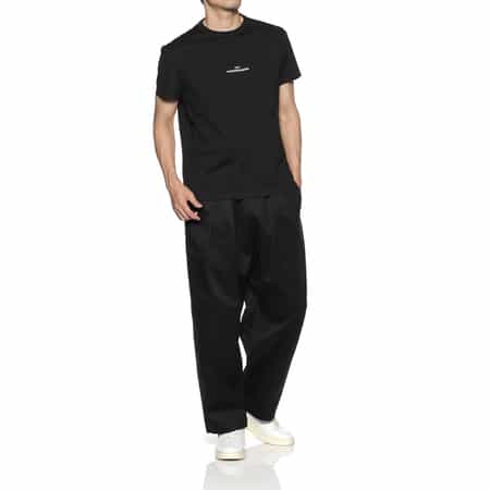 新品 Martin Margiela マルタンマルジェラ 黒コットンストレート MAISON MARGLELA＜メゾンマルジェラ＞ ストレートパンツ