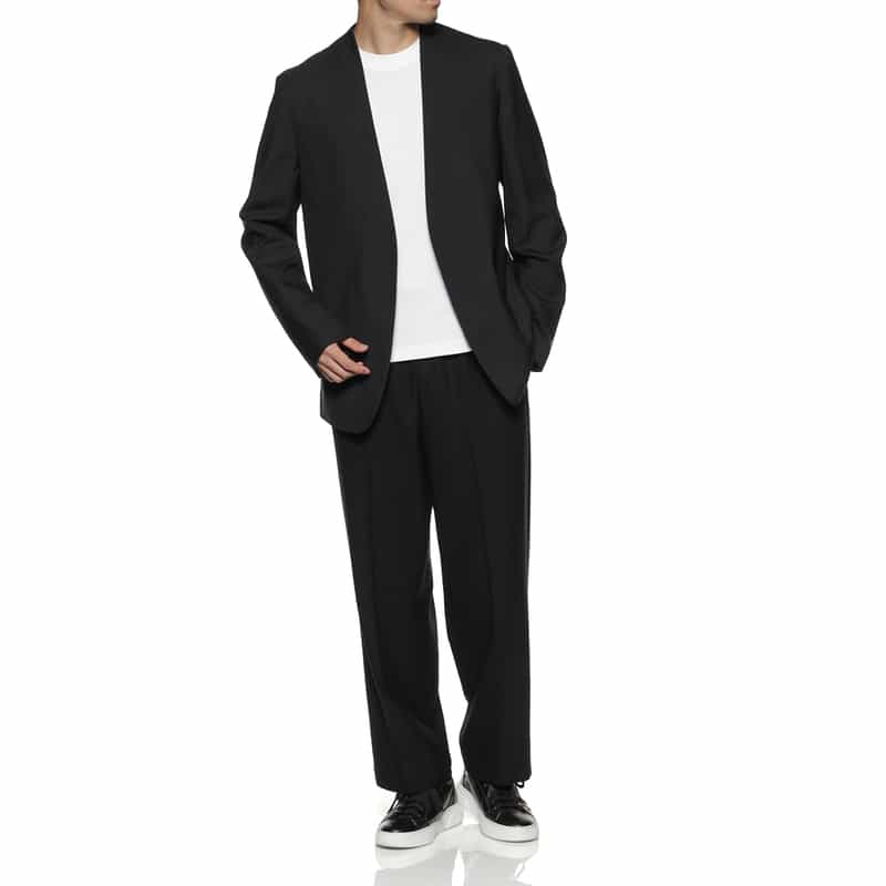 MAISON MARGIELA MAISON MARGLELA＜メゾンマルジェラ＞ ノーカラージャケット BLACK