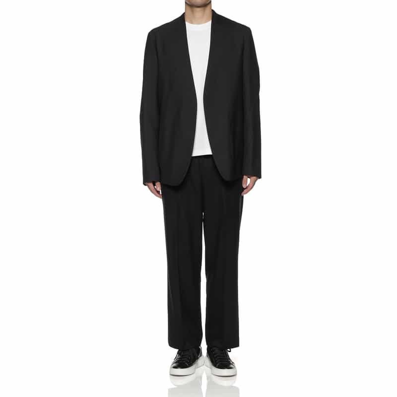MAISON MARGIELA MAISON MARGLELA＜メゾンマルジェラ＞ ノーカラージャケット BLACK