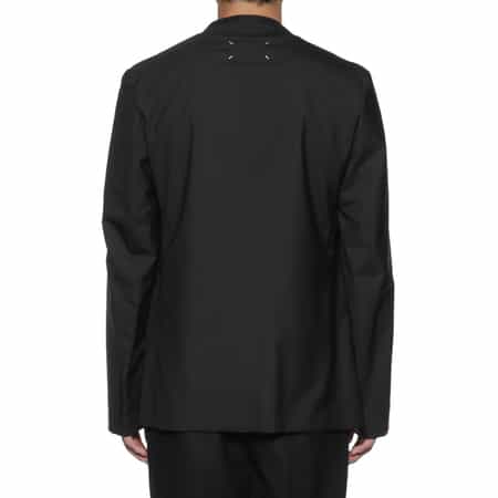 Maison Margiela ノーカラージャケット　46 MAISON MARGIELA (メゾン マルジェラ) No Collar Jacket