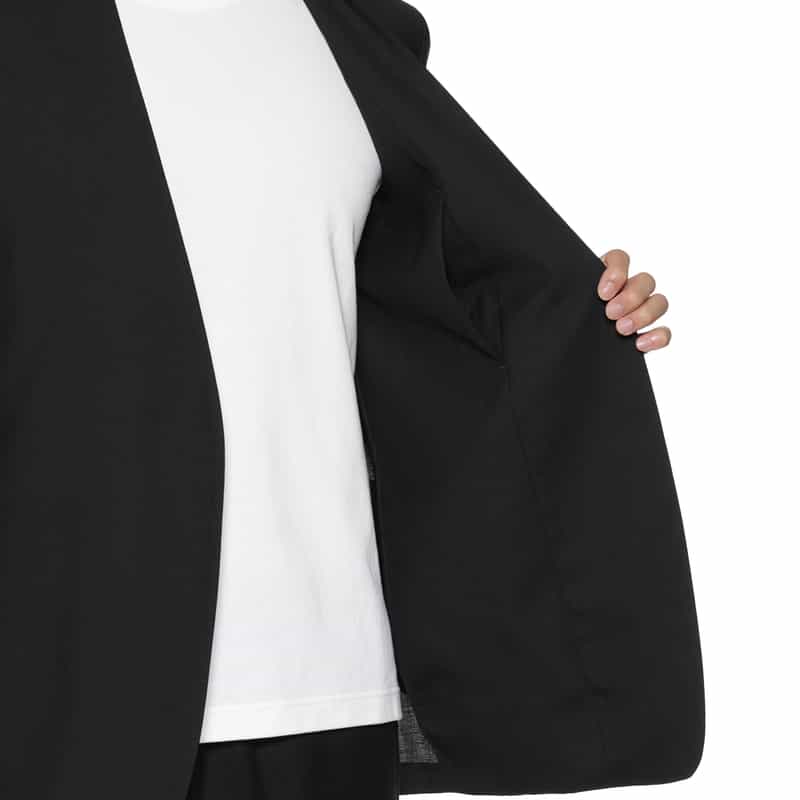 MAISON MARGIELA MAISON MARGLELA＜メゾンマルジェラ＞ ノーカラージャケット BLACK