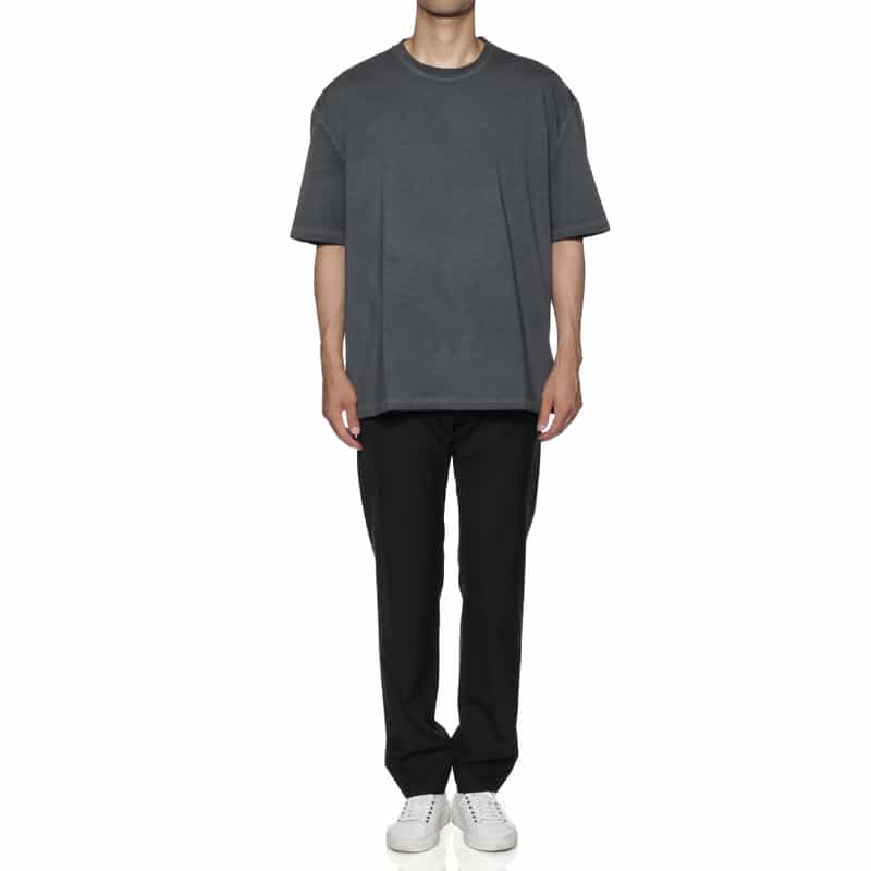 MAISON MARGIELA MAISON MARGLELA＜メゾンマルジェラ＞ クルーネックTシャツ DARK GRAY