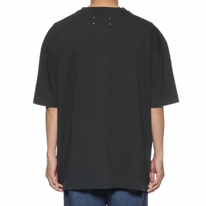 MAISON MARGIELA MAISON MARGLELA＜メゾンマルジェラ＞ ロゴ入りTシャツ DARK GRAY