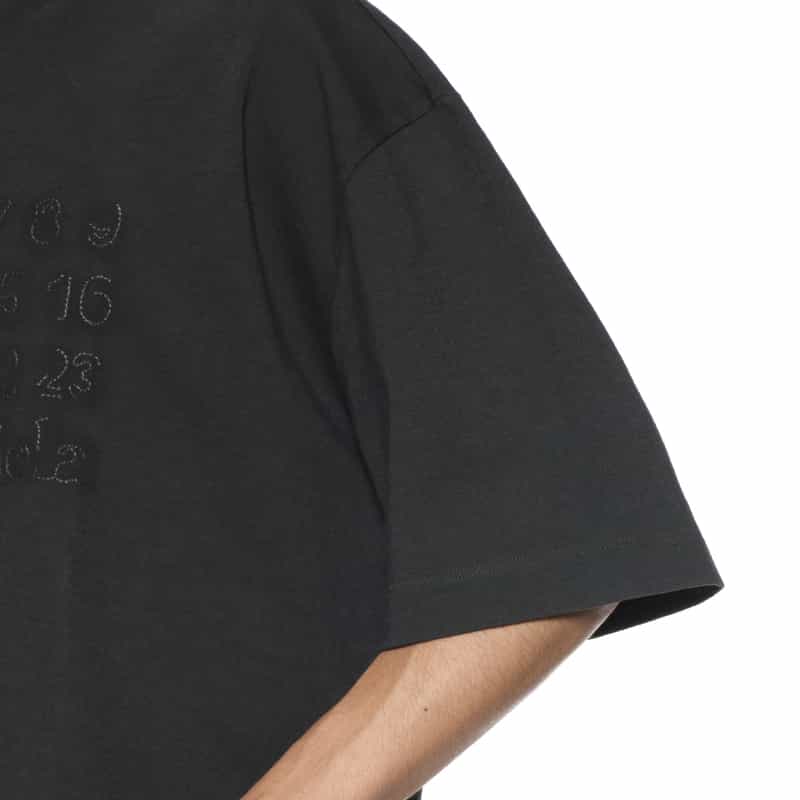 MAISON MARGIELA MAISON MARGLELA＜メゾンマルジェラ＞ ロゴ入りTシャツ DARK GRAY