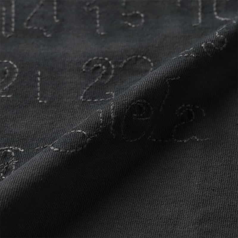 MAISON MARGIELA MAISON MARGLELA＜メゾンマルジェラ＞ ロゴ入りTシャツ DARK GRAY