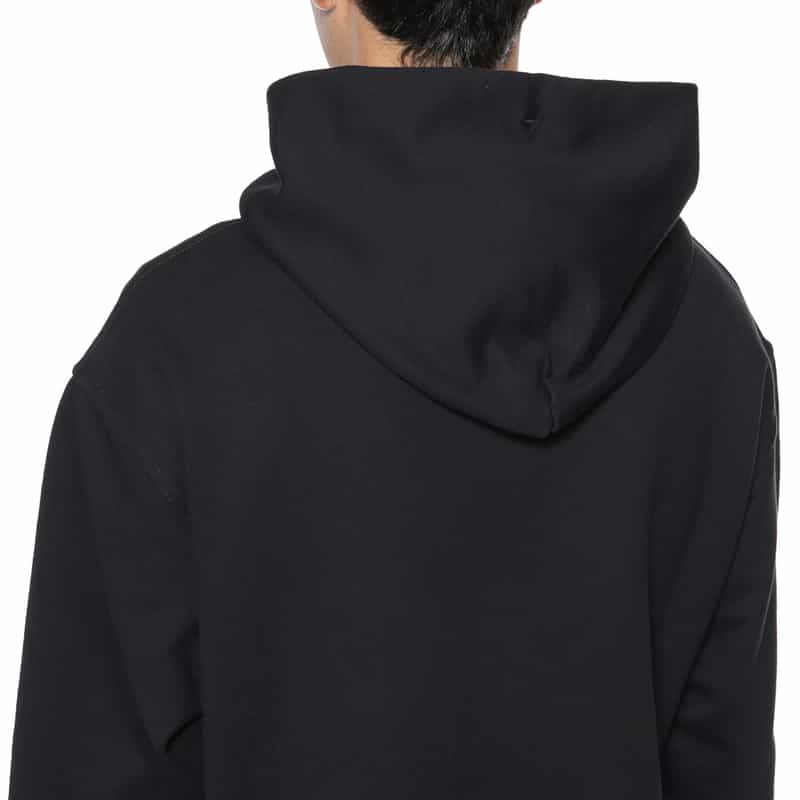 MAISON MARGIELA MAISON MARGLELA＜メゾンマルジェラ＞ ロゴ入りスウェットフーディ BLACK