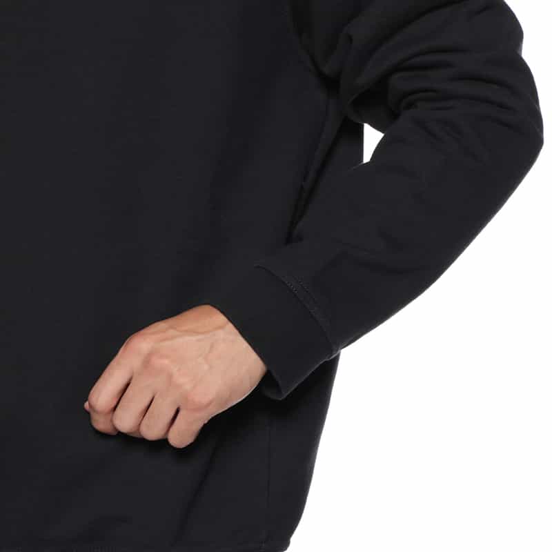 MAISON MARGIELA MAISON MARGLELA＜メゾンマルジェラ＞ ロゴ入りスウェットフーディ BLACK