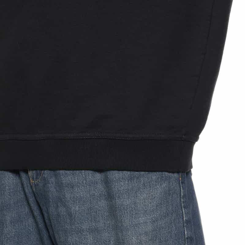 MAISON MARGIELA MAISON MARGLELA＜メゾンマルジェラ＞ ロゴ入りスウェットフーディ BLACK