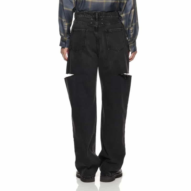 MAISON MARGIELA MAISON MARGLELA＜メゾンマルジェラ＞ デニムパンツ BLACK