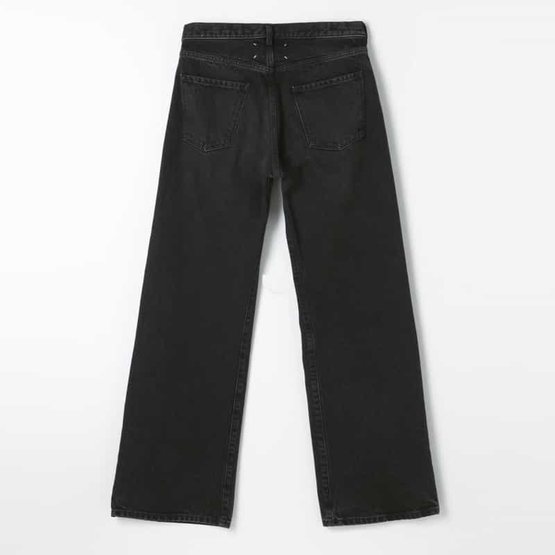 MAISON MARGIELA MAISON MARGLELA＜メゾンマルジェラ＞ ストレートデニムパンツ BLACK
